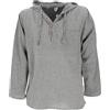 GURU SHOP Camicia Nepal, Felpa Goa Hippie, Yogashirt, Grigio, Cotone, Dimensione Indumenti:Xl, Camicie