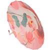 Cabilock Parasole Giapponese Rosso 32 Pollici in e Plastica Retro | Decorazione Interna a Tema Asiatico, Pieghevole Leggero, Stile Cinese Classico, per Donne e Foto