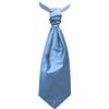 Remo Sartori - Cravattone Plastron Cravatta Sposo da Cerimonia in Pizzo e Seta, Made in Italy, Uomo