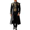 Générique Frack - Cappotto da smoking medievale Steampunk da uomo, elegante, stile gotico, giacca da pirata vittoriana, cosplay, uniforme rinascimentale, costume da uomo