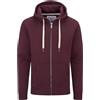 Charles Wilson Felpa Original da Uomo con Cappuccio in Misto Cotone con Zip