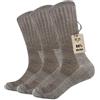 Vihir uomini sci sci alpino sconvolto capelli lunghi tubo calze Merino lana