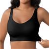 Fittingirls Reggiseno Plus Size Senza Cuciture Invisibile Total Coverage Push-up con Spalline Regolabili, Comfortevole e Adatto a Tutte Le Taglie per Uso Quotidiano