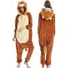 ZKomoL Animali Pigiama Kigurumi Onesie Unisex per Adulti per Feste e Cosplay Costume (S, Lion King)