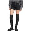 G-Star True Denim Shorts Raw Edge Pantaloncini Donna