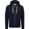 Charles Wilson Felpa Original da Uomo con Cappuccio in Misto Cotone con Zip