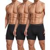 FINETOO 3er Boxer Uomo Cotone Mutande Elastico Biancheria Intima S-3XL,B-3,S