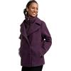 MARIKOO Cappotto da donna corto invernale con colletto trapuntato (rimovibile) effetto lana Aylaraa 16 S-3XL