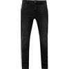 Urban Classics Pantaloni in Denim Elasticizzati Jeans, Nero Washed, 36 Uomo