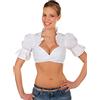 Edelnice Trachtenmode trachtenhandel - Blusa Trachten - Donna Bianco bianco