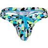 SUKREW - Costume da Bagno Uomo Mutandine a Perizoma - Torrent Swim Thong Retro Lime - 1x Taglia XXL