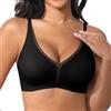 Fittingirls Reggiseno Sexy in Pizzo Donna - A Scollatura Profonda Push-Up Riduciente, Senza Ferretto Comodo e Invisibile con Imbottitura Leggera Lingerie