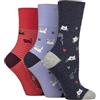SOCK SHOP GENTLE GRIP Sockshop - 6 paia di calzini da donna in cotone, impugnatura delicata, taglia 4-8