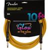 Fender GLOW IN THE DARK - CABLE Cavo per strumenti - 3m - Colore Orange