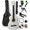 Ambre Set chitarra classica 4/4 (adulto) con 6 accessori e corso video e DVD (bianco).