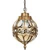 Chao Zan ChaoZan Moderno Sospensione Vintage Lampadari alluminio Impermeabile esterno Pendant Light Paralume In Vetro Corridoio Balcone Gazebo Illuminazione E27 cortile balcone giardino lanterna Retrò