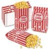 CoKeeSun 300 sacchetti popcorn per popcorn piccoli, Movie Night Party, popcorn mais, macchina per popcorn per cinema, serate cinema, compleanno dei bambini e festa di notte, rosso e bianco, 21 x 9 x 6