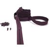 Artefizio Cerniere Lampo al Metro in Nylon, Catena Continua, 20 Colori a Scelta, Zip in Metallo, 7 Lunghezze, 4 mm 100% Poliestere, Made in Italy (Violet Byzantine, 2 m + 5 Cursori)