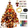 Generic DIY Beaded Christmas Tree Kit,3D Crystal Holiday Craft Set for Adults，#D | Colorful Beads & Ornaments & Angel Topper & Warm Light,3D Sparkling Christmas Tree,Christmas & Halloween Theme Gift for Adult