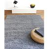 floor factory tappeto moderno Colors grigio argento 160x230cm tappeto shaggy pelo lungo super economico