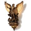Generico Lampada da parete dell'Arcangelo Michele - Applique da parete in resina da 20 cm, luce gotica a forma di angelo, decorazione medievale a LED per camera da letto, soggiorno e corridoio (Archangel)
