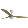 FARO BARCELONA 33816-20 PUNT LED Ventilatore da soffitto bianco/legno chiaro con motore DC, Faro Barcelona