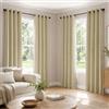 Deconovo Tende Oscuranti per Interni, 140x240 cm, 4 Pannelli, Beige Scuro | Tenda Termica Isolante Freddo e Caldo, Attenuano i Rumori, Moderne ed Eleganti con Occhielli, per Camera e Soggiorno
