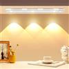 OHFAMO Luce LED Armadio con Sensore di Movimento 40cm - 1 Pezzo | Luce Sottopensile Cucina Ricaricabile 2000mAh, 3 Colori Luce e 5 Livelli di Luminosità, Dimmerabile, USB-C, Magnetica