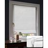 Victoria M. Tenda a Pacchetto Senza Forare Filtrante, 40 x 130 cm, Bianco | Tenda a Vetro Senza Trapano con Morsetti per Finestre e Porte, Effetto Lino, Guide in Alluminio Robuste, con Catenella