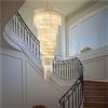 Generic Lampadari a LED, lampadari Moderni in Vetro di Murano con prismi, Illuminazione di Lusso per Scale, lampade a Sospensione compatibili con l'arredamento del Soggiorno e della Sala da Pranzo, Lampad