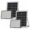 K2 STORE - 2 Faro LED Solare 5000W 320 LED Esterno IP66 Telecomando Luce 6500K Pannello Solare Autonomia 12h Illuminazione Potente Giardino Cortile Strada