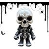Generico Scheletro Statuette Collezionabili Resina Halloween Arte da Scrivania