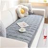 Generico Pawcart Couch Cover,Ultra-Soft Fluffy Plush Sofa Protector, With Cushion Cover,Anti-Static Non-Slip Washable Thickened Pet Hair & Scratch Resistant (Gray, 70x150cm(27.6 x 59.06))