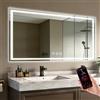 Simusi Specchio da Bagno a LED con Luce 70x120 cm, Bluetooth, 3 Colori