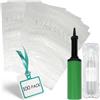 JinPhon 100pcs Imballaggio Bottiglia Vino Borse Gonfiabili Bottiglie Protegge Bottiglia con Pompa Riutilizzabile, Imballaggio Bolla Ideale per Trasloco, Protezione Bottiglia, Spedizione Articolo Fragile