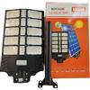 Generico Lampione Stradale Solare 1500W Faro Led con Pannello Solare con Sensore Crepuscolare Impermeabile IP67 Luce Bianco Freddo 6500K Led Esterno con Telecomando e staffa