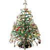 Generic Christmas Tree Beading Kit Per Adulti, Set Di Artigianato Con Cristalli | Decorazione Da Tavolo Con Perline Colorate E Ciondoli: Struttura In Metallo Con Angelo, Ideale Come Topper