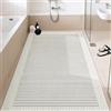 BOUFEIDA Tappeto Doccia Antiscivolo, 60x90cm Tappeto Antiscivolo per Doccia | Tappeto da Bagno in PVC con Fori di Drenaggio, Tappeto Asciugatura Rapida per Aree Umide