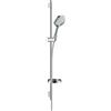 hansgrohe Raindance Select S Set doccia 120 3 getti con asta doccia 90 cm e portasapone, cromo, 26631000