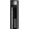 Hansgrohe XtraStoris Rock 56062670 - Porta scopino da incasso con porta carta igienica e porta piastrellabile, colore: nero opaco