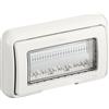 BTICINO Coperchio ip55 bticino 25604b per installazione incassata in scatola 504e di 4 moduli matix colore bianco