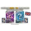 Manuwurf Set di carte Jumbo per carte collezionabili Pokemon, in inglese, 2 carte casuali XXL / Jumbo V/VMAX/Holo/EX/GX/Jumbo oversize + protezione spedizione Manuwurf compatibile con carte collezionabili