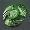 AYUNJIE Metallo Fidget Mano Spinner Giocattolo per Stress Ansia Sollievo, Luminoso Dito Spinner Sensoriale Scrivania Giocattolo per Bambino Adulto, Dita Giroscopio Gadget Giocattolo (A,Verde)