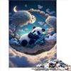 AITEXI Puzzle The Mystic Panda Puzzle per Adulti Puzzle per Bambini Puzzle in Cartone 1000 Pezzi Puzzle per Adulti Regali Gioco Educativo Giocattolo Sfida 1000 Pezzi (26x38 cm)