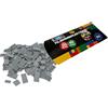 CMC imports 90 mattoncini da costruzione per piastrelle, 1 x 2, 2 x 2, 2 x 4, con gommini compatibili, 34 colori (411 - grigio chiaro)