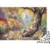 GPZFLDKQ Puzzle Buddha Fortuna 1000 pezzi, Cartone riciclato, Ecologico, Intelligente, Buddha Ridendo, per adulti e bambini oltre 14 anni, 38x26cm/1000pcs
