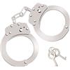 Bdwing Manette in Metallo con Chiavi, Manette Giocattoli Gioco per Bambini Giocattolo della Polizia Giocattolo Accessori Ruolo Vestito Operato Palla Puntello