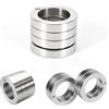FUDUOXIAO Anello Pieghevole 4 Dita Antistress | Fidget Toy ADHD con Martello Sicurezza Vetri per Auto