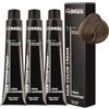 FemMas 3 tinte per capelli, biondo medio cenere 7.1, crema per capelli con olio di argan, cheratina e ceramide, colorazione permanente per risultati di colore brillanti, 100 ml