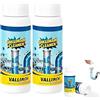 ZOMKIFA Disgorgante per Scarichi 2 Pezzi, Pulitore Potente per Tubature di Cucina e Bagno, Agente di Dragaggio per Lavandino, Doccia e WC, Soluzione Efficace contro Ingranaggi e Capelli